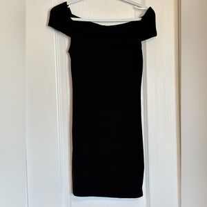 Garage Black Strapless Dress